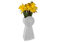 4H BLUE RIBBON VASE