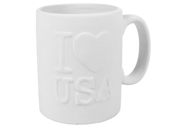 I LOVE THE USA MUG