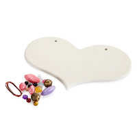 HEART BEADED PLAQUE