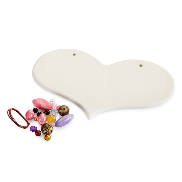 HEART BEADED PLAQUE