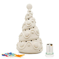 GINGERBREAD TREE W/EASY BRIGHT KIT