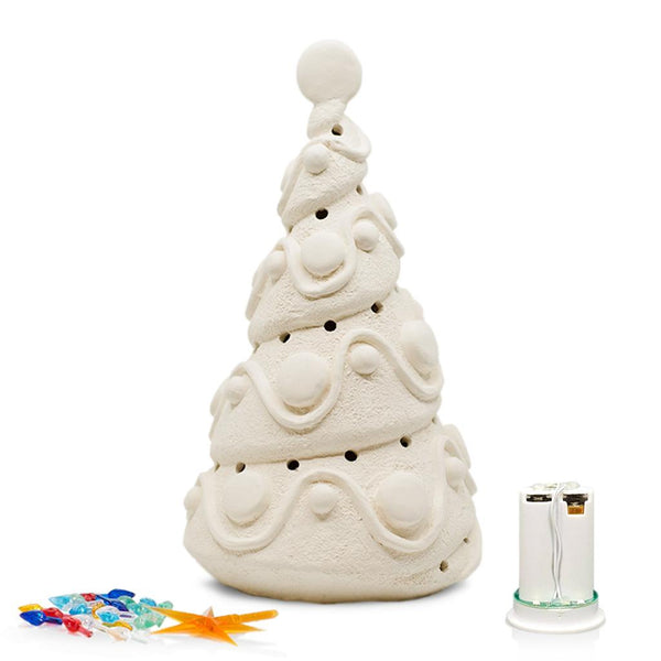 GINGERBREAD TREE W/EASY BRIGHT KIT