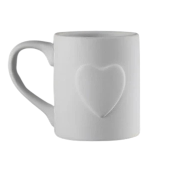 PUFFY HEART MUG