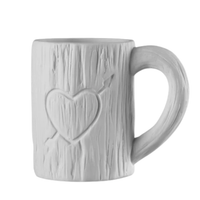 TREE CARVED HEART MUG