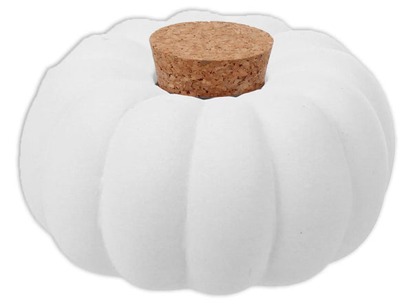 SQUATTY GOURD JAR W/CORK