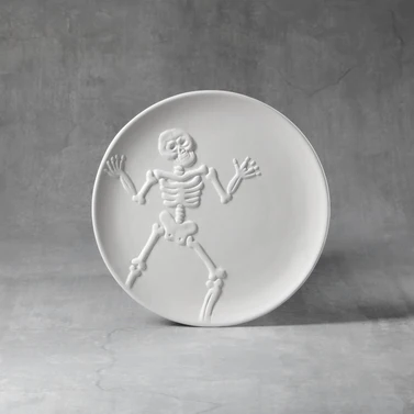 DANCING SKELETON PLATE