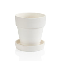 SM. FLOWER POT W/ SAUCER