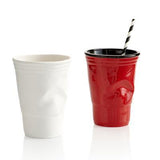CRINKLED PLASTIC CUP